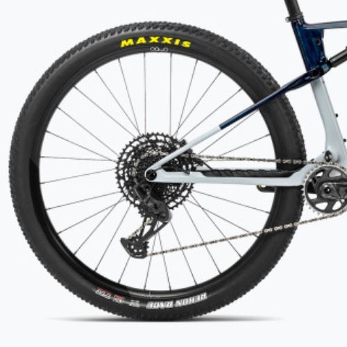 Гірський велосипед Orbea Oiz M20 2023 halo silver / blue carbon view