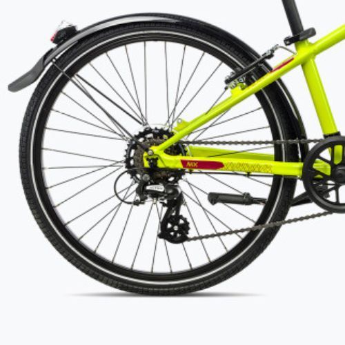 Дитячий велосипед Orbea MX 24 Park 2023 лаймовий зелений / кавуновий червоний
