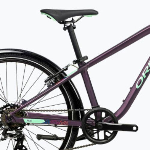 Дитячий велосипед Orbea MX 24 Park 2023 фіолетовий / м'ятний
