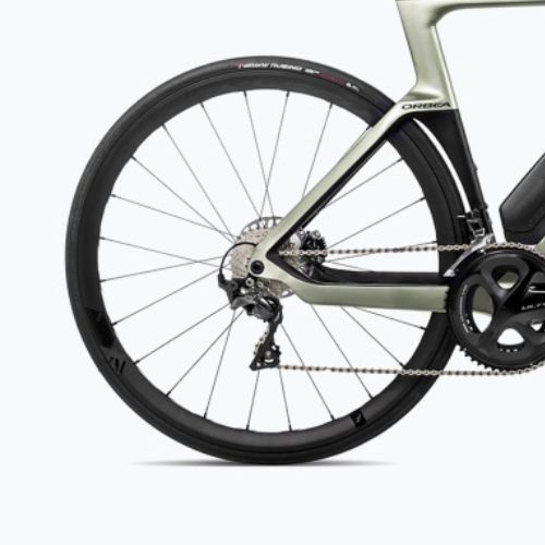 Дорожній велосипед Orbea Orca Aero M20 LTD сріблястий/зелений