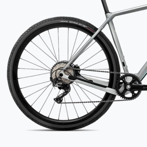 Гравійний велосипед Orbea Terra M30 Team 1X 2023 сріблясто-зелений