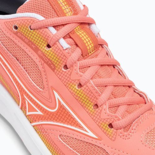 Кросівки тенісні жіночі Mizuno Break Shot 4 AC candy coral/white/fusion coral