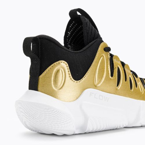 Кросівки для баскетболу жіночі Under Armour W Flow Breakthru 4 black/metallic gold/white