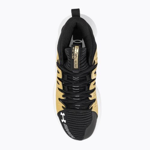 Кросівки для баскетболу жіночі Under Armour W Flow Breakthru 4 black/metallic gold/white