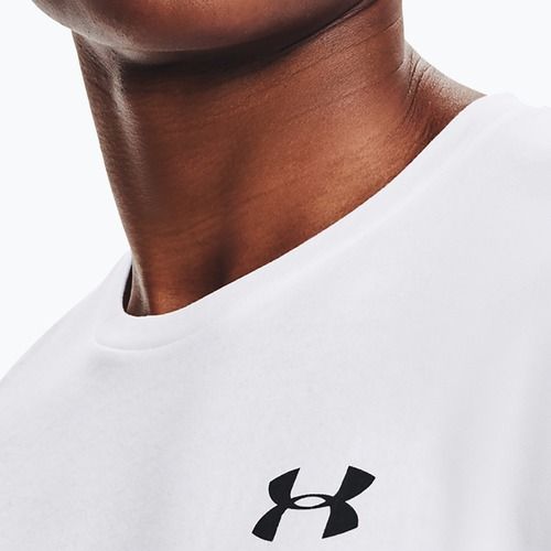 Футболка тренувальна чоловіча Under Armour Sportstyle Left Chest SS white/black