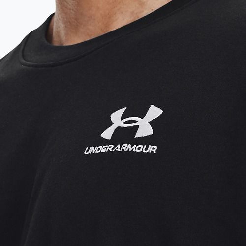 Чоловіча футболка Under Armour Logo Emb Heavyweight чорна/біла