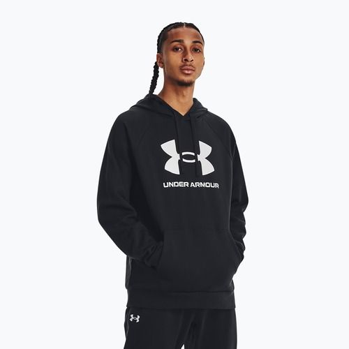 Кофта з капюшоном чоловіча Under Armour Rival Fleece Logo HD black/white