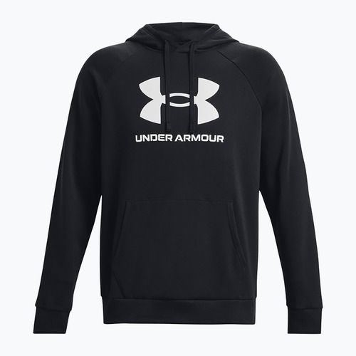 Кофта з капюшоном чоловіча Under Armour Rival Fleece Logo HD black/white