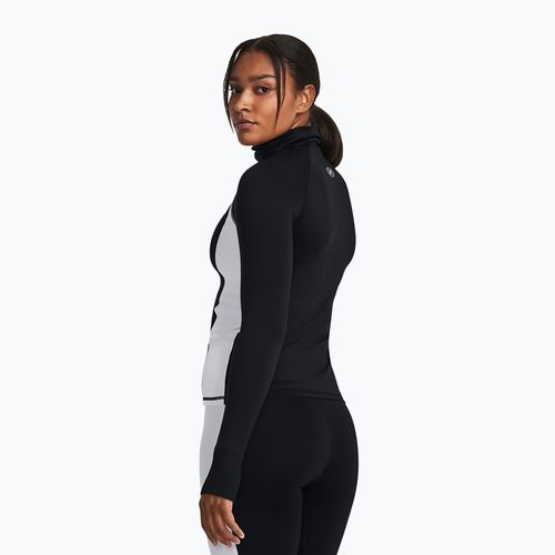 Жіночий світшот Under Armour Train CW Funnel Neck чорний/лаймовий жовтий/білий