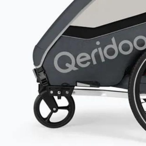 Причіп велосипедний Qeridoo Qupa 2 gray