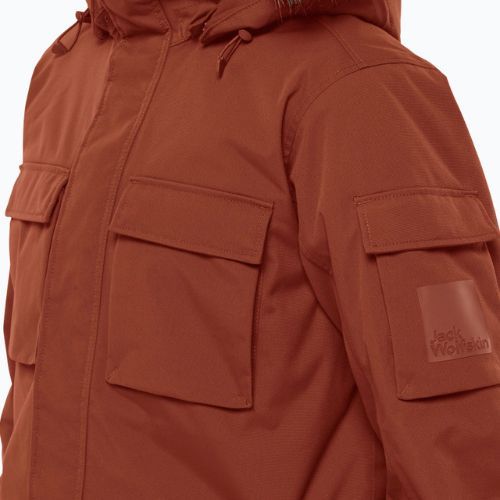 Чоловіча зимова куртка Jack Wolfskin Glacier Canyon Parka кармін