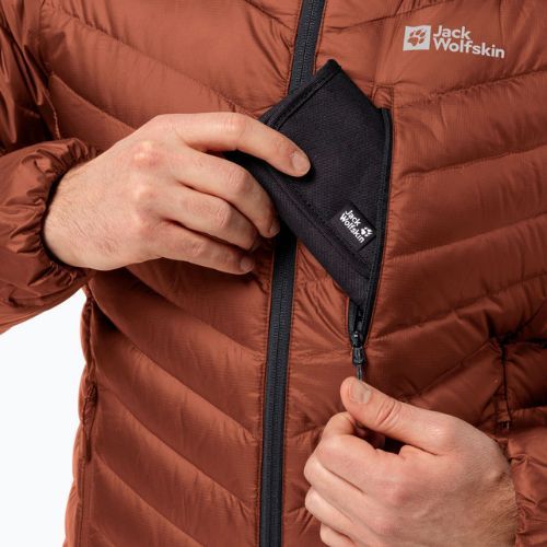 Чоловічий пуховик Jack Wolfskin Passamani Down Hoody карміновий