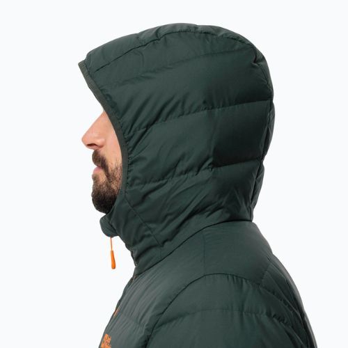 Чоловіча куртка Jack Wolfskin Ather Down Hoody з капюшоном з драконячого вогню