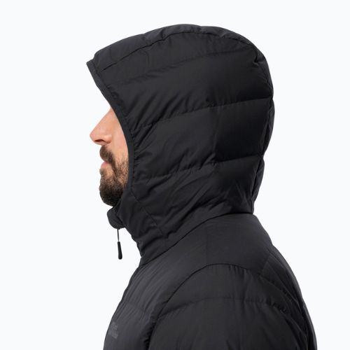 Чоловіча куртка Jack Wolfskin Ather Down Hoody з капюшоном чорна