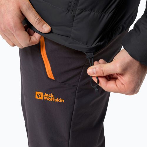 Чоловіча куртка Jack Wolfskin Ather Down Hoody з капюшоном чорна