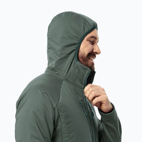 Чоловіча гібридна куртка Jack Wolfskin Alpgrat Pro Ins Fz hedge green