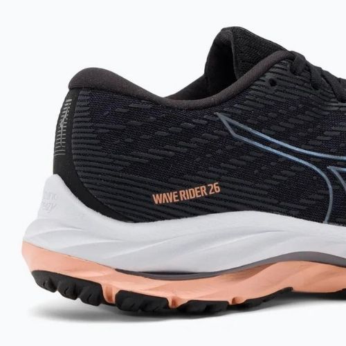 Жіночі бігові кросівки Mizuno Wave Rider 26 odyssey grey/quicksilver/salmon