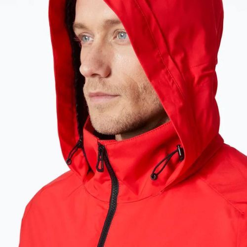 Чоловіча вітрильна куртка Helly Hansen Hp Racing Lifaloft Hooded alert red