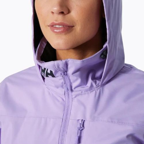 Жіноча вітрильна куртка Helly Hansen Crew Hooded Midlayer верес