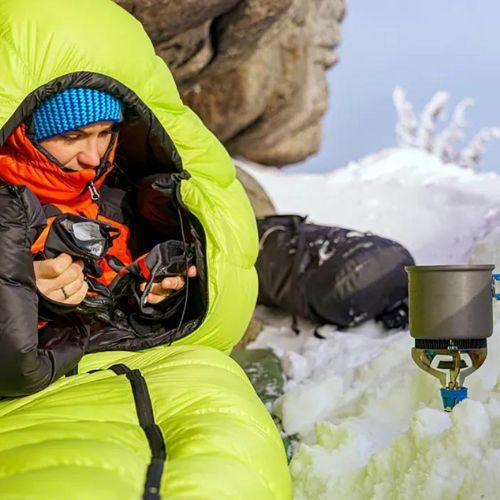 Спальний мішок AURA AR 300 195 см салатовий зелений