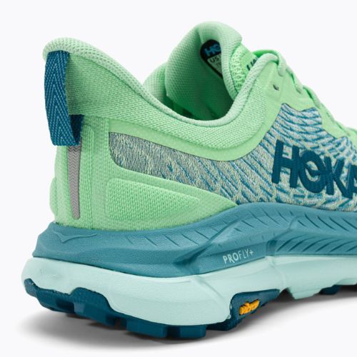 Жіночі бігові кросівки HOKA Mafate Speed 4 лаймовий відблиск/океанський туман