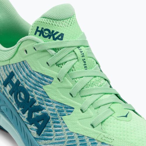 Жіночі бігові кросівки HOKA Mafate Speed 4 лаймовий відблиск/океанський туман