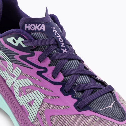 Жіночі бігові кросівки HOKA Tecton X 2 квітка орхідеї/нічне небо