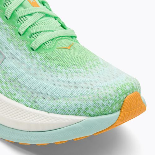 Жіночі бігові кросівки HOKA Mach X lime glow / сонячний океан