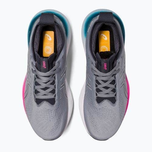 Жіночі бігові кросівки ASICS Gel-Nimbus 25, білий/сірий