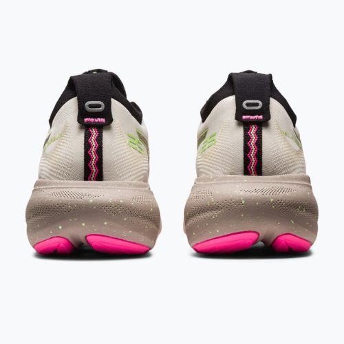 Жіночі бігові кросівки ASICS Gel-Nimbus 25 TR nature bath / лаймовий зелений