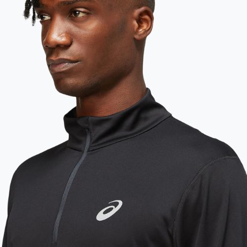 Чоловічий біговий лонгслів ASICS Core 1/2 Zip performance чорний