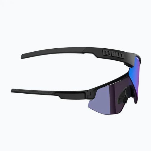 Велосипедні окуляри Bliz Matrix Nano Optics Nordic Light S2 матові чорні/бегонія/фіолетово-сині мульти