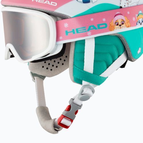 Дитячий гірськолижний шолом HEAD Maja Set Paw + Goggles рожевий