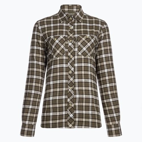 Жіноча сорочка з соснової деревини Felicia d.green/offwhite