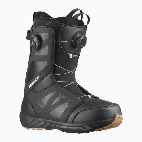 Чоловічі сноубордичні черевики Salomon Launch Boa SJ Boa чорний/чорний/білий