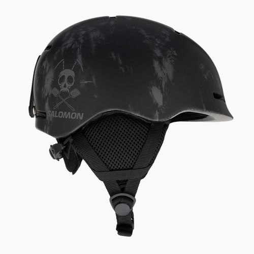 Дитячий гірськолижний шолом Salomon Player Combo + Goggles XV Jr black&tie/black silver