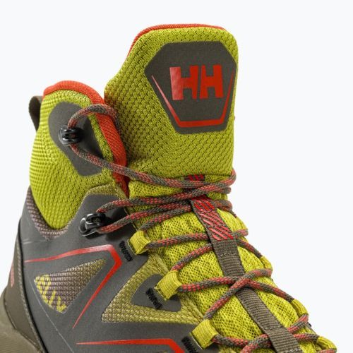 Чоловічі трекінгові черевики Helly Hansen Cascade Mid HT неоновий мох/утилітарний зелений