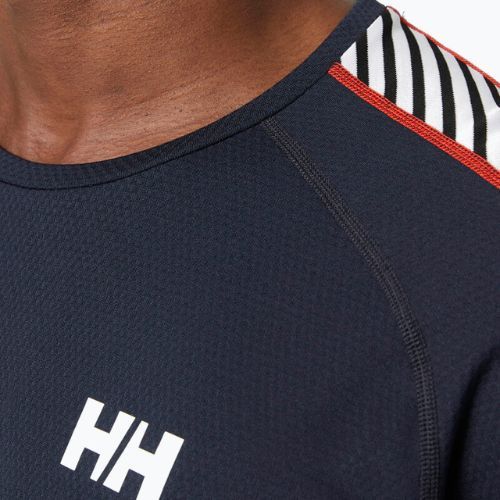 Термокофта чоловіча Helly Hansen Lifa Active Stripe Crew темно-синій