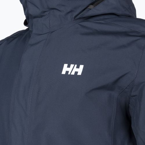 Чоловіча утеплена куртка від дощу Helly Hansen Dubliner темно-синього кольору