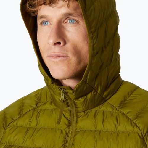 Чоловічий пуховик Helly Hansen Banff з капюшоном утеплювач яскравий мох
