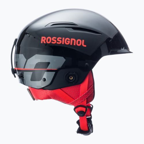 Лижний шолом Rossignol Hero Slalom Impacts + Chinguard чорний