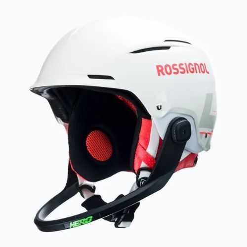 Гірськолижний шолом Rossignol Hero Slalom Impacts + Chinguard білий