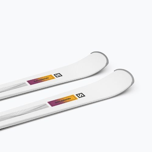 Жіночі гірські лижі Salomon S/Max N°4 XT + M10 GW L8 білі/неонова куркума/чорнослив