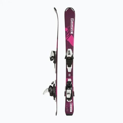 Дитячі гірські лижі Salomon Lux Jr S+C5 bordeau/pink