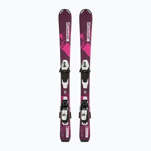 Дитячі гірські лижі Salomon Lux Jr S+C5 bordeau/pink