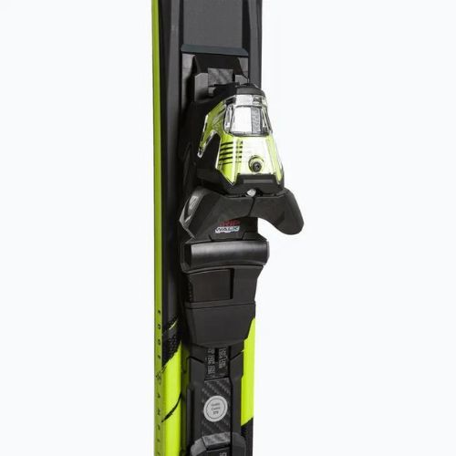 Гірські лижі Salomon S/Max 8 XT + M11 GW чорні/дерево/безпечно-жовті