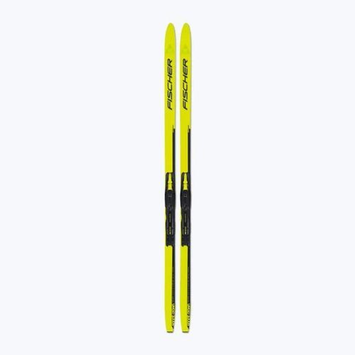 Лижі бігові дитячі Fischer Sprint Crown + Tour Step-In Jr yellow/black