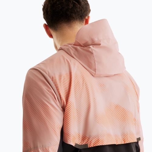 Куртка для бігу чоловіча On Running Weather Lumos woodrose/black