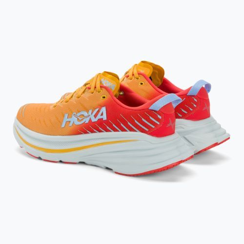 Кросівки чоловічі HOKA Bondi X fiesta/amber yellow