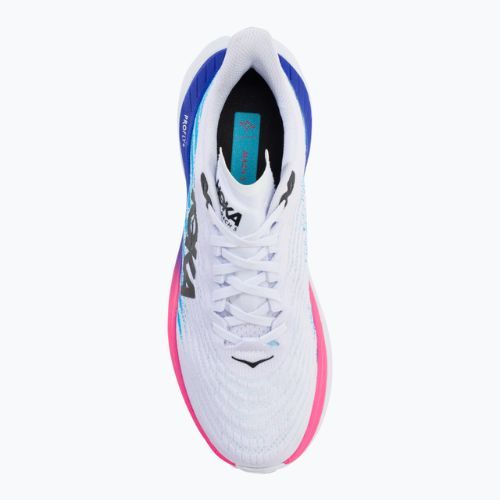 Кросівки чоловічі HOKA Mach 5 white/scuba blue